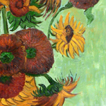 Sunflowers in a vase - Vincent van Gogh - part 4